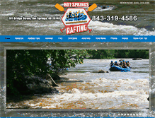 Tablet Screenshot of hotspringsraftingco.com